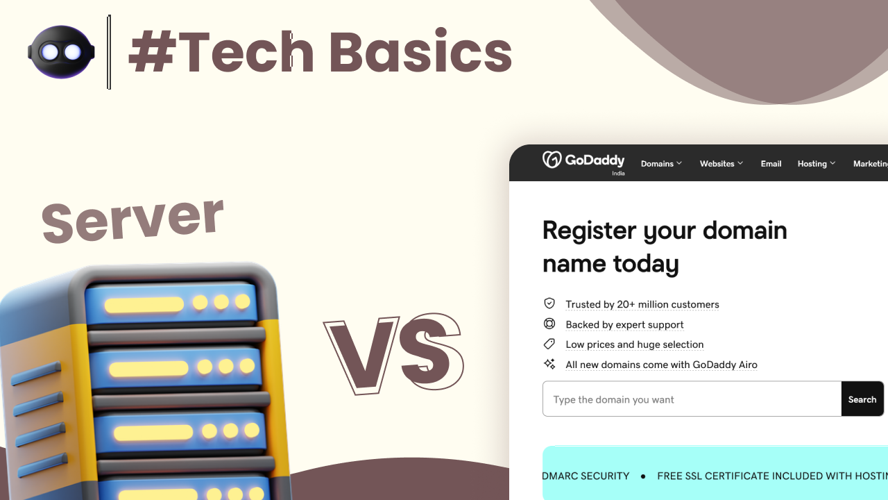 Domain vs Hosting: What Is the Real Difference